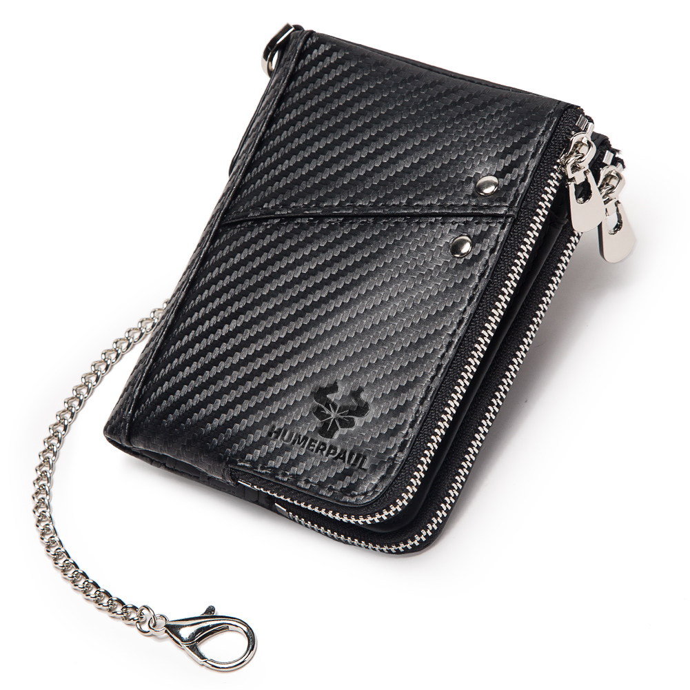 Luxury Bags To Sell - Gzcz-男性用ダブルジッパーレザーウォレット,コインポケット,RFIDカードホルダー,マネーバッグ,クラッチ,高級品,高品質,ホットセール