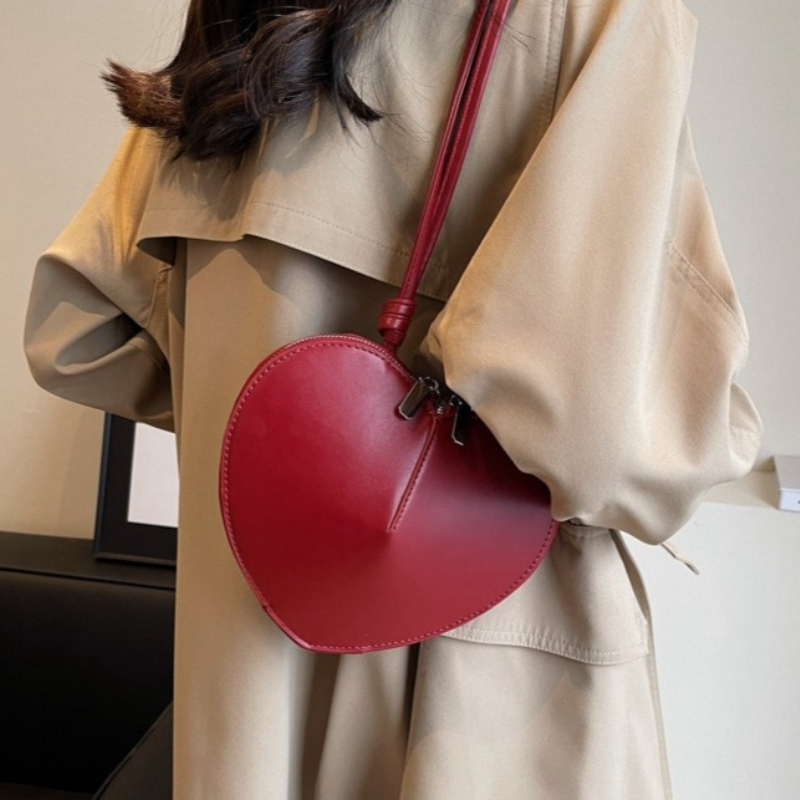 Luxury Bags Girls - 2026 ニッチライトラグジュアリー携帯電話PUレザーショルダークロスボディバッグ セレブリティコンセントリッククレセントバッグ Y2K ガールズ向けギフト