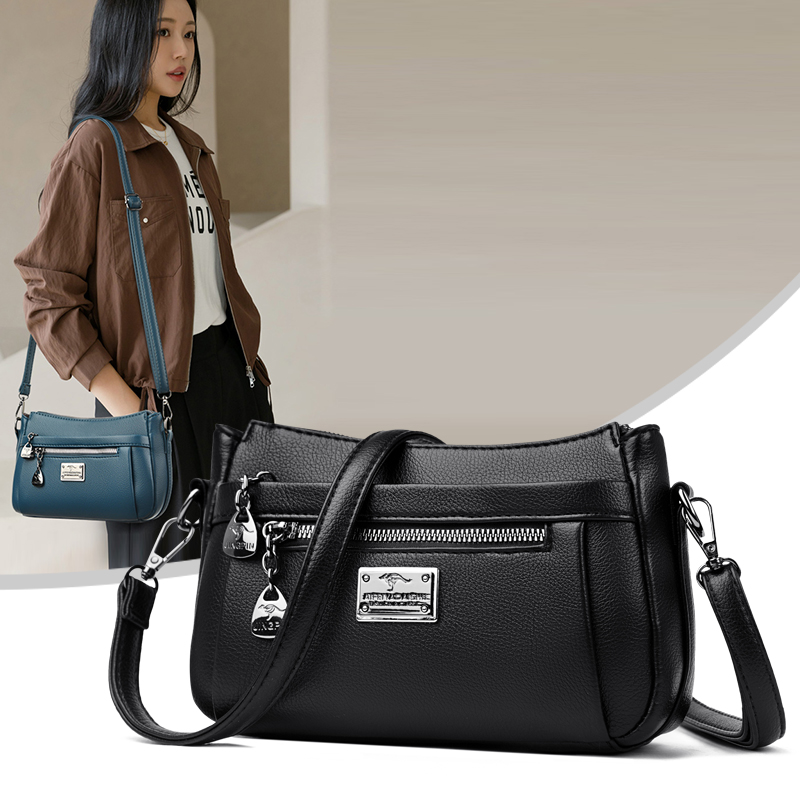 Luxury Bags Office - ニューレトロ高級ブランド レディースショルダーバッグ、小型PUレザークロスボディバッグ、女の子用スマホバッグ、カジュアル外出やオフィス用