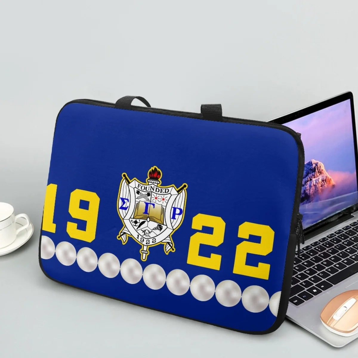 Luxury Bags Laptop - 2023年タブレットバッグ シグマガンマロ 1922 パールラグジュアリーデザイン ラップトップバッグケース PCコンピューターハンドバッグ