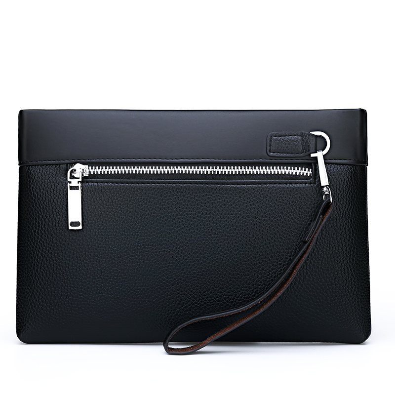 Luxury Bags Office - 高級ブランドビジネスメンズ財布レザーマンクラッチバッグコインポケット財布カジュアル封筒型長財布男性用ハンドバッグiPad用
