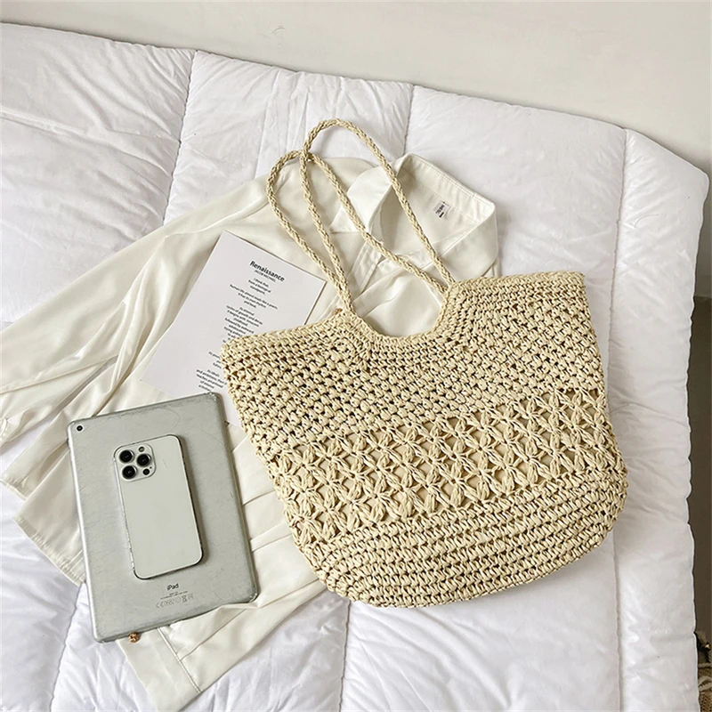 カジュアルデザインわら織りバッグトレンド高級女性ショルダーバ - Luxury Bags Supplier のレビューと価格
