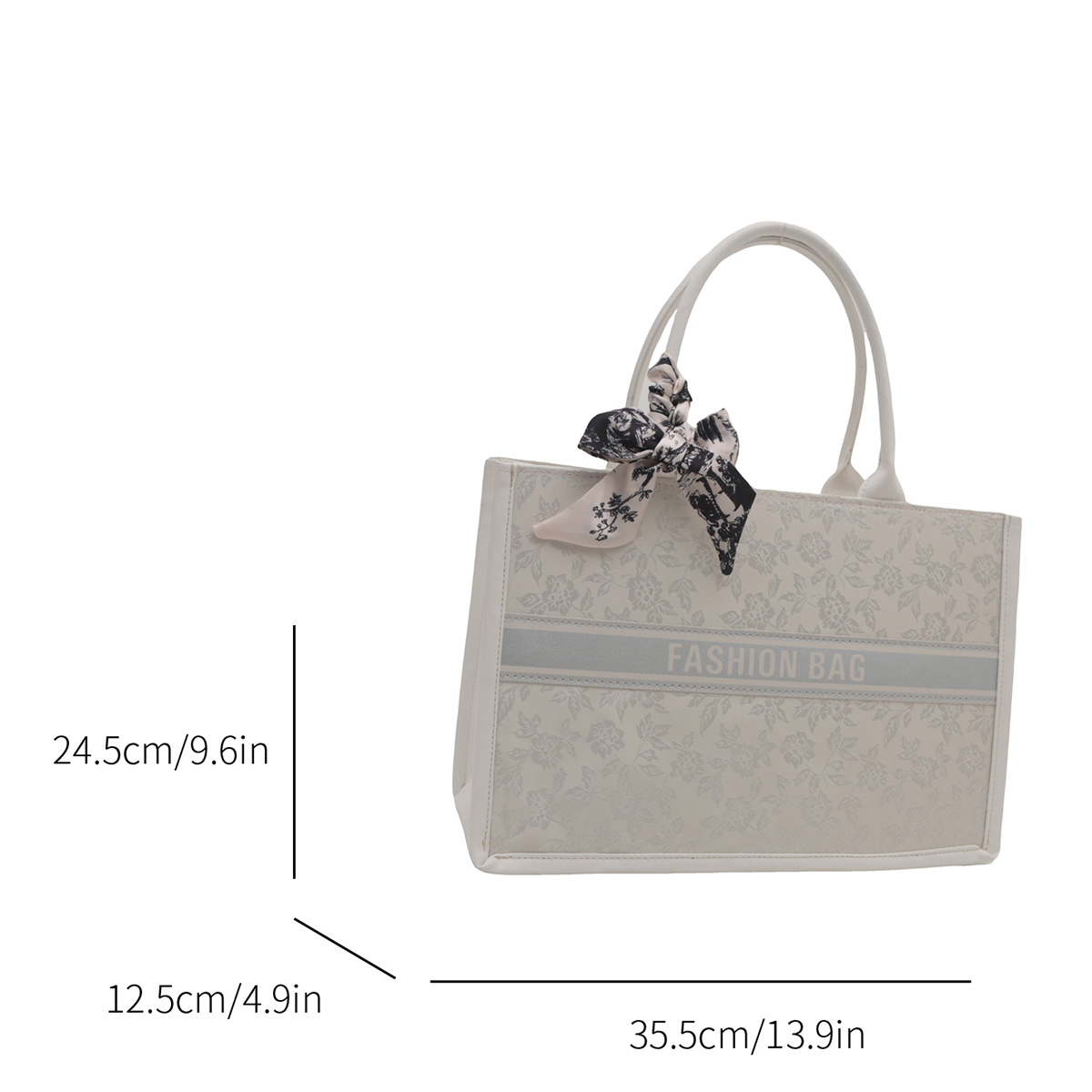 高級感あふれるエレガントな女性用トートバッグ、刺繍ブーケ柄P - Luxury Bags Supplier のレビューと価格