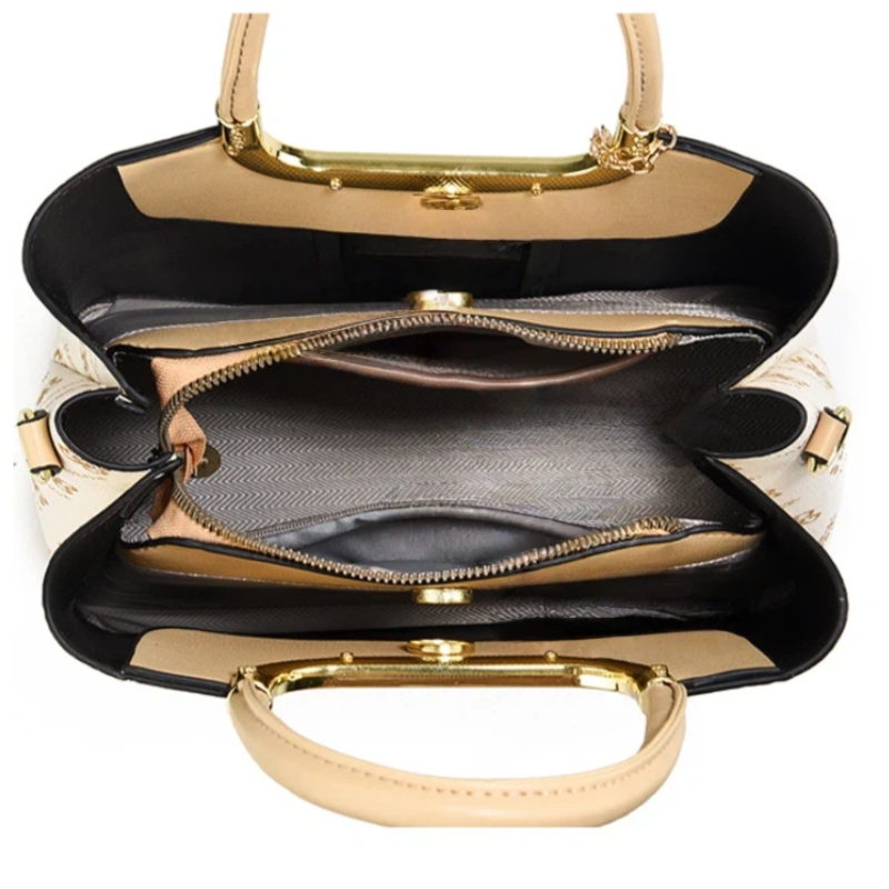 ライトラグジュアリー高級プリントハンドバッグ（女性用）、3ピ - Luxurious Bag のレビューと価格