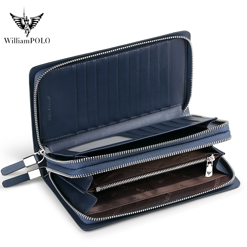 WILLIAMPOLO 高級メンズレザークラッチバッグ 大容 - Luxury Bags Office のレビューと価格
