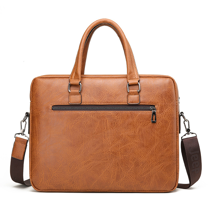 男性用PUレザービジネスブリーフケース,ショルダーバッグ,ラ - Luxury Bags Supplier のレビューと価格