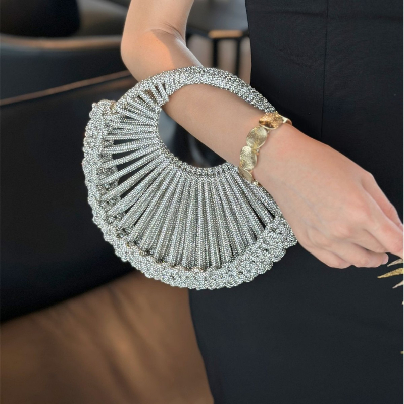 光沢のあるクラッチイブニングバッグ 女性用 2026年トレン - Luxury Bags Collection のレビューと価格