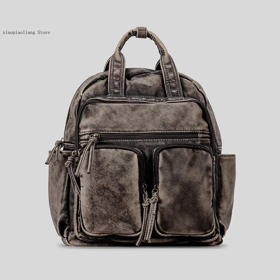 高級ソフトウォッシュPUレザーバックパック、トレンドの女子向 - Luxury Bags Girls のレビューと価格