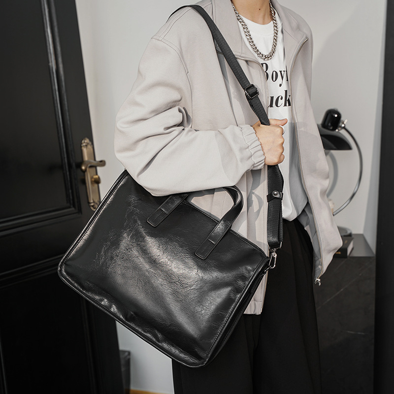 カジュアルビジネスメンズハンドバッグファッション大容量ブリー - Luxury Bags Laptop のレビューと価格