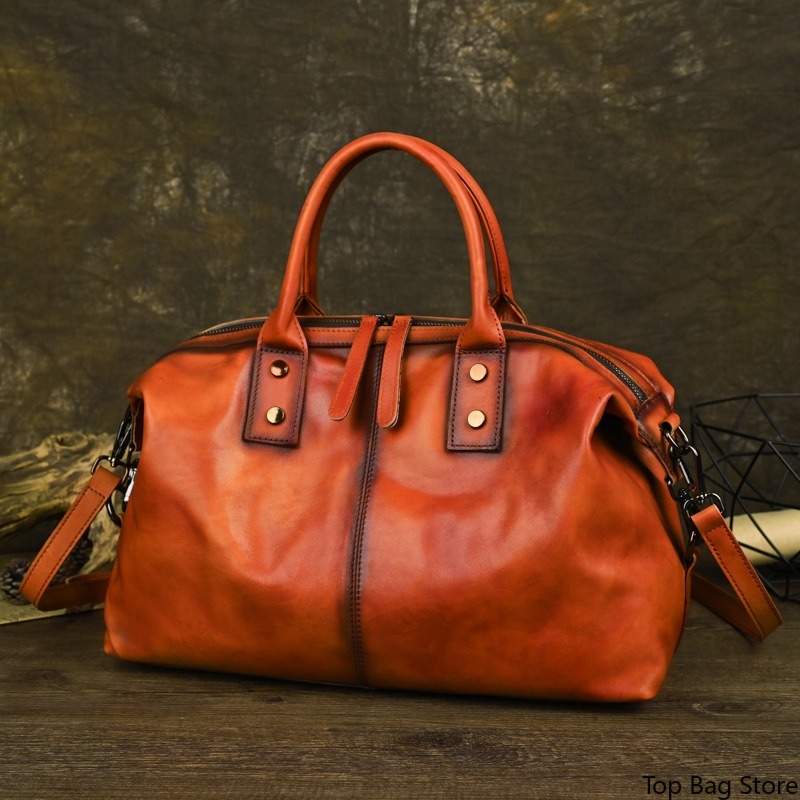 本革ホーボーバッグ レディース フルグレインハンドバッグ ト - Luxury Bags Quiet のレビューと価格