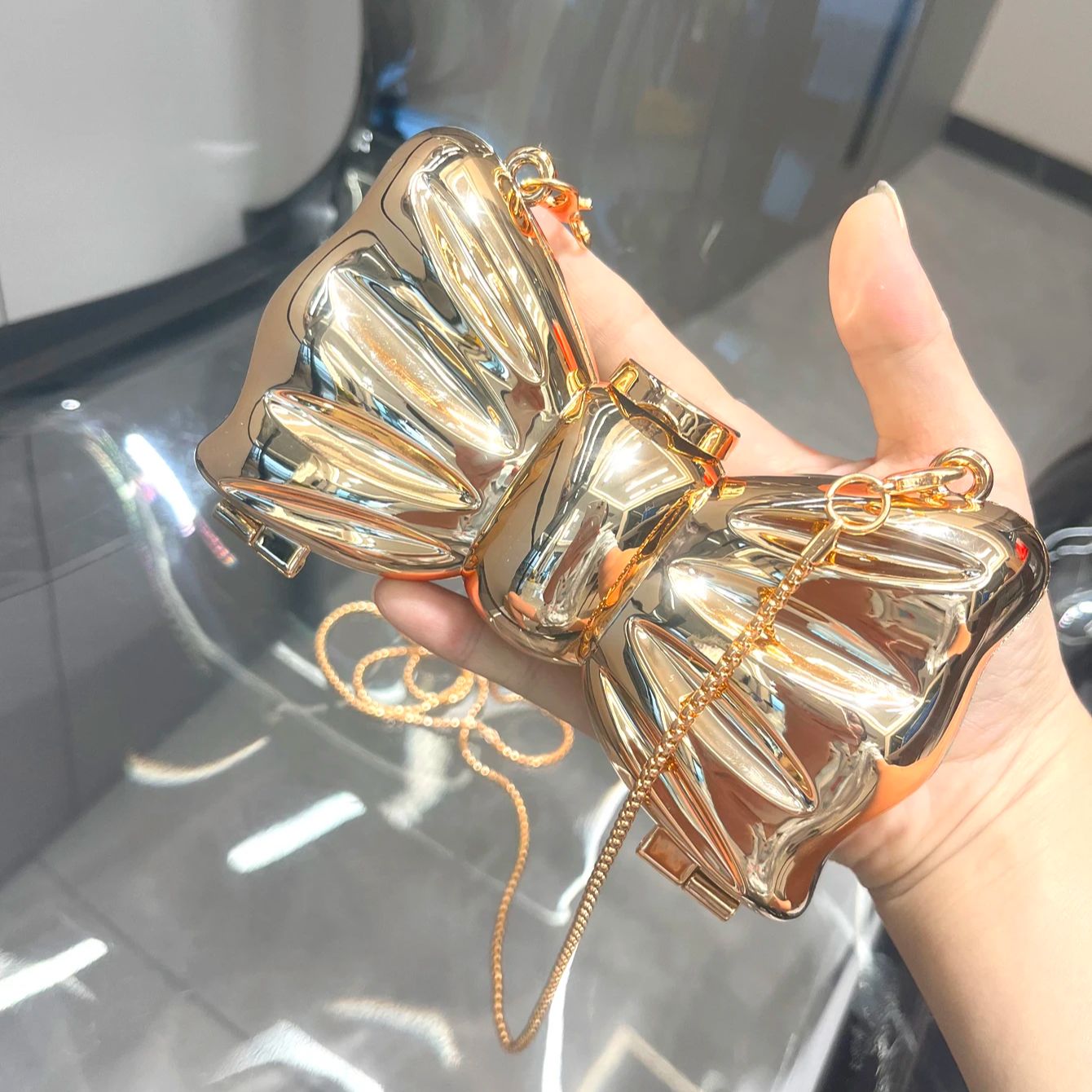 ゴールデンイブニングバッグ財布とハンドバッグ高級デザイナーシ - Luxury Bags Designer のレビューと価格