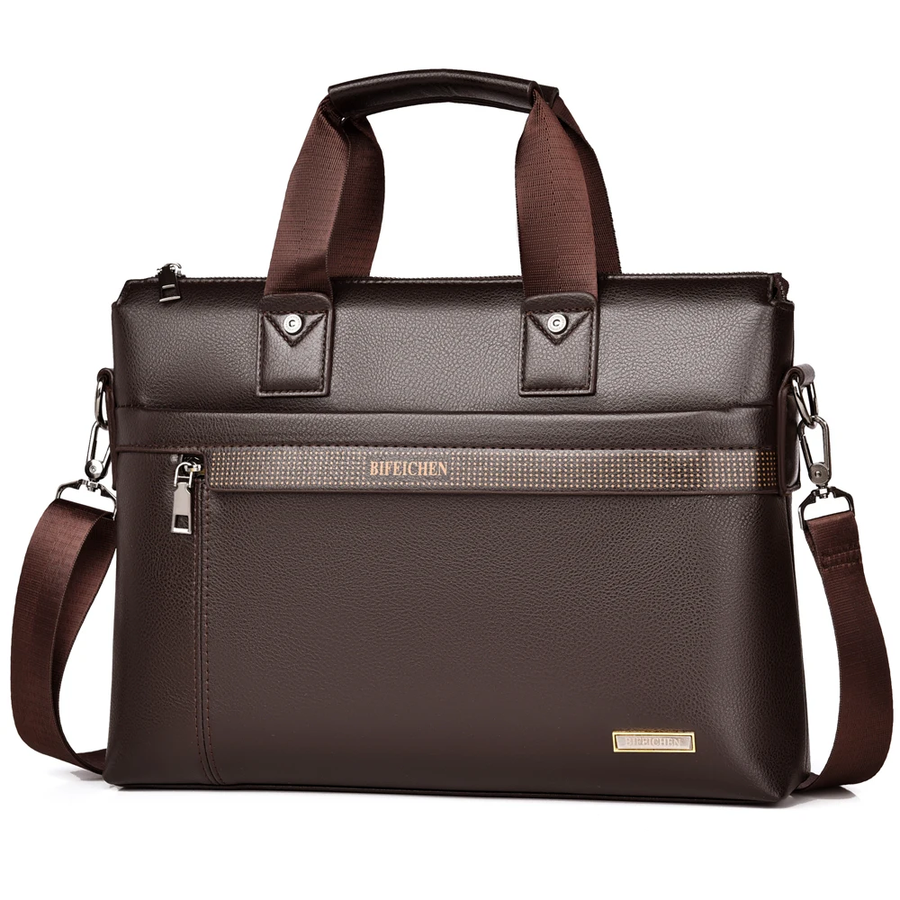2026 新しい高級ブランド男のハンドバッグ革ラップトップブ - Luxury Bags Office のレビューと価格