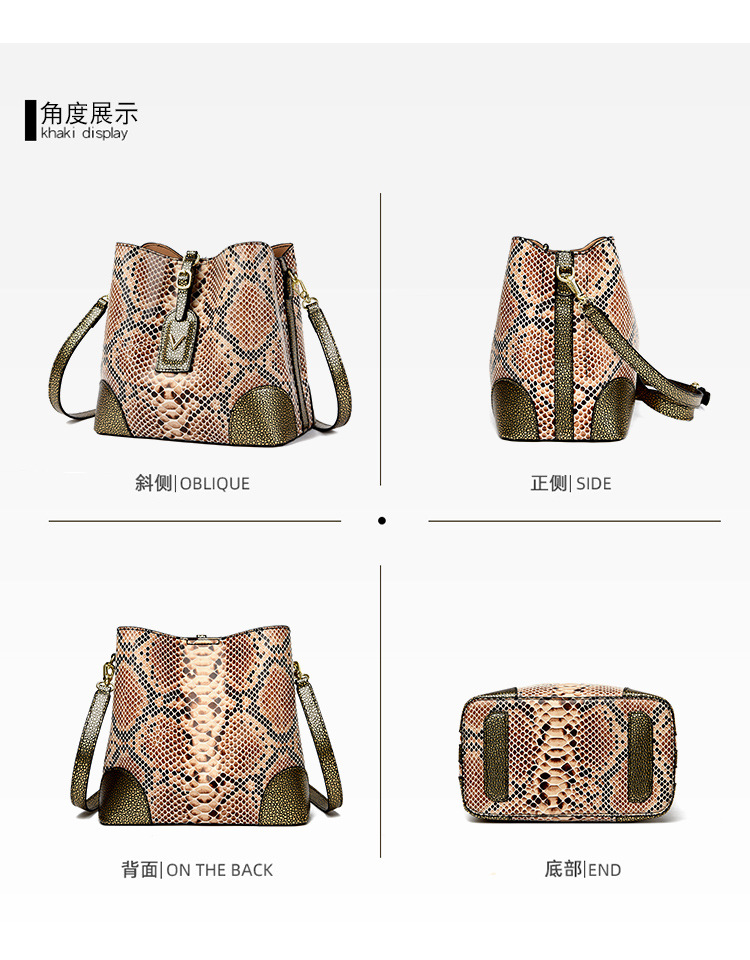 Somenie 売れ筋プレミアムテクスチャースネークパターン - Luxury Bags To Sell のレビューと価格