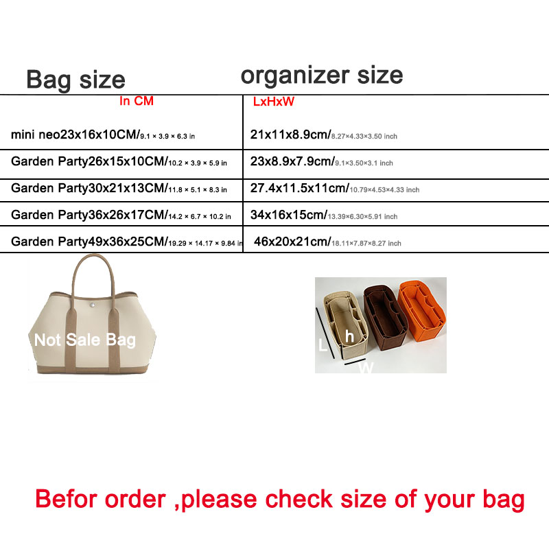 高級バッグアクセサリーインナーオーガナイザー H ガーデンパ - Luxury Bags Hermes のレビューと価格