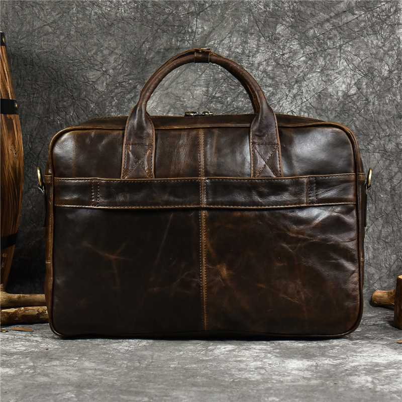 本革のメンズラップトップバッグ,ブリーフケース,ショルダーバ - Luxury Bags Laptop のレビューと価格
