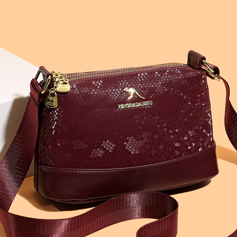 スネーク柄ショルダーバッグ女性クロスボディ財布女の子のための - Luxury Bags Girls のレビューと価格