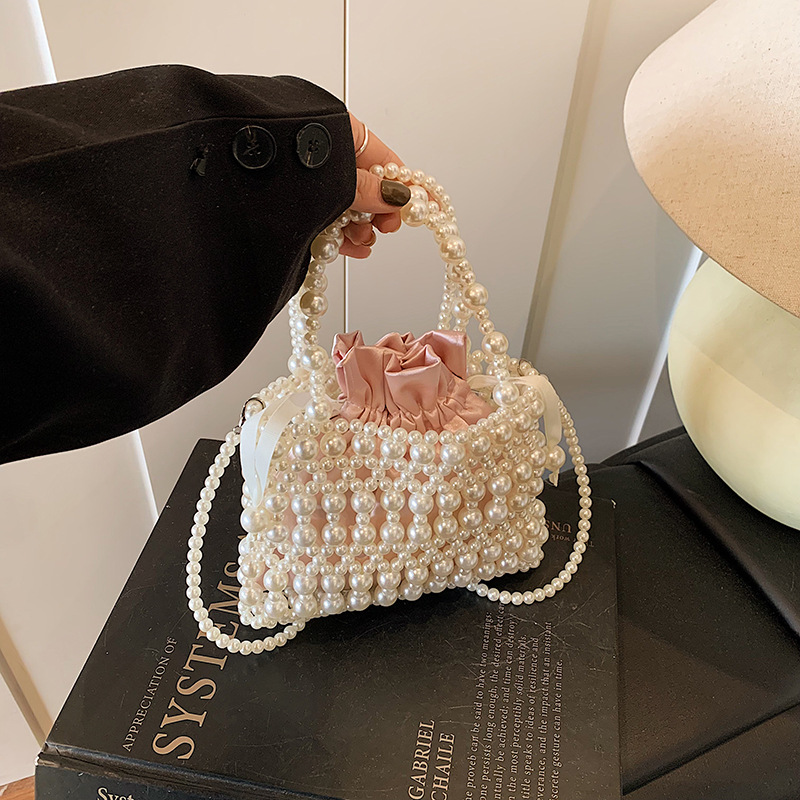 ライト高級真珠クロスボディバッグ女性のための夏のパッチワーク - Luxury Bags For Summer のレビューと価格