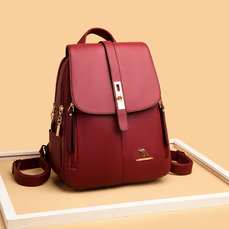 女の子のための高級レザーバックパック,カジュアルなデイパック - Luxury Bags Girls のレビューと価格