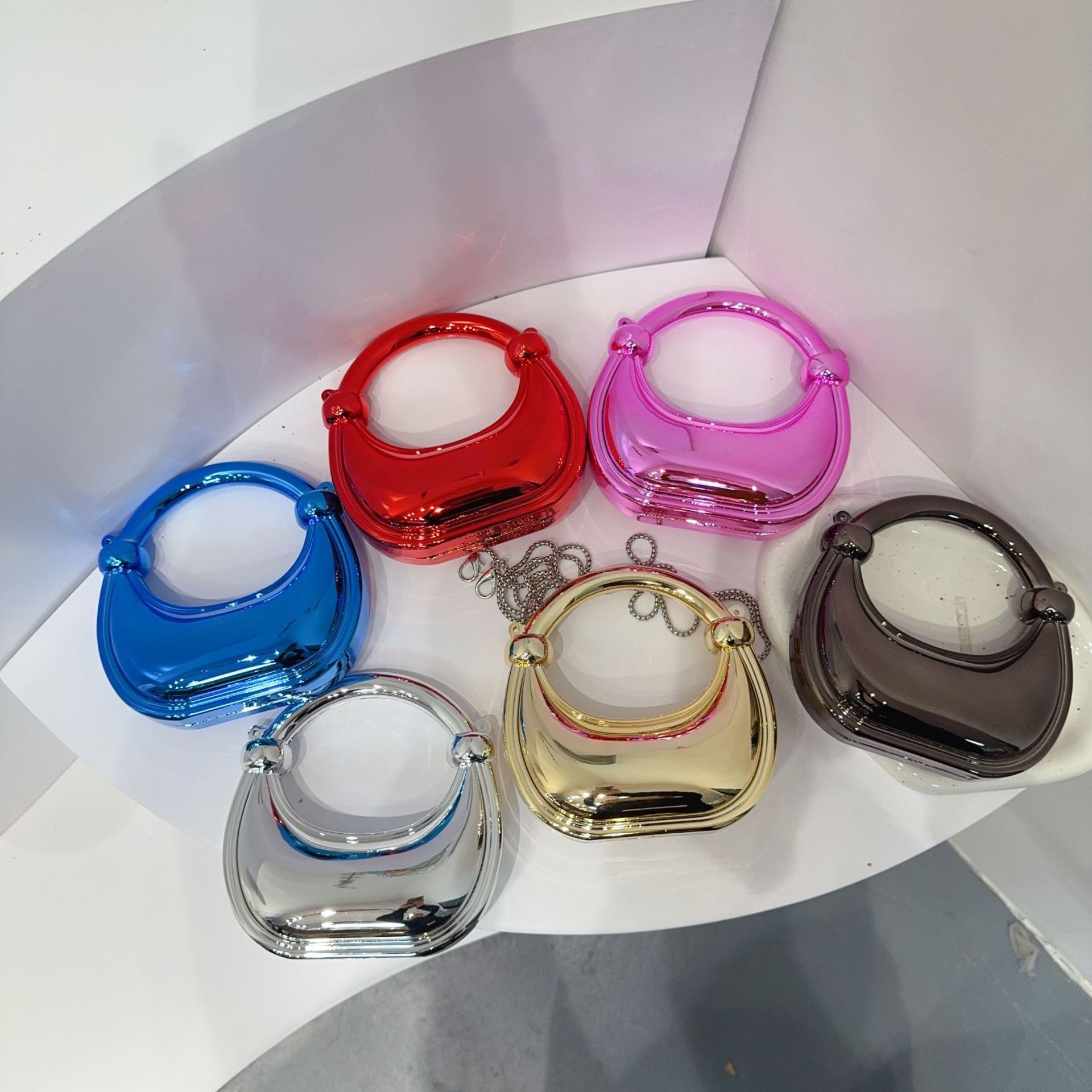 ミニゴールデンイブニングバッグ財布とハンドバッグ高級デザイナ - Luxury Bags Designer のレビューと価格