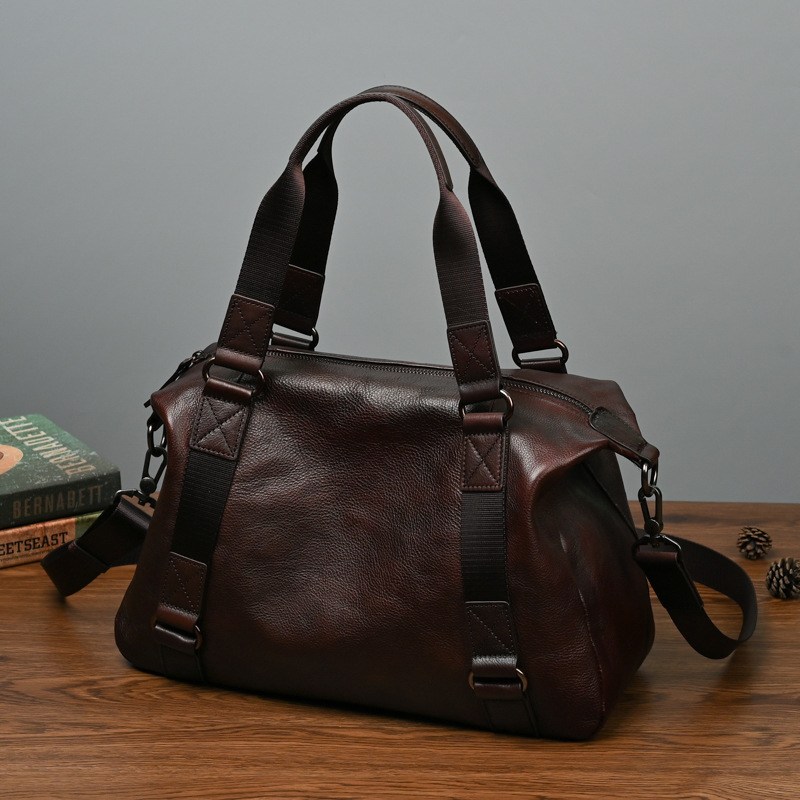    ファッション高級メンズハンドバッグリアルレザー男性シ - Luxury Bags Laptop のレビューと価格