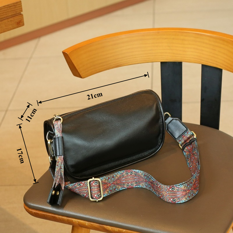 本革ピローバッグ レディース フルグレイン レトロ ショルダ - Luxury Bags Quiet のレビューと価格