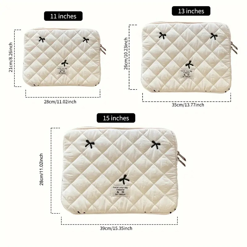 かわいい弓グラフィックラップトップバッグタブレットスリーブケ - Luxury Bags Laptop のレビューと価格