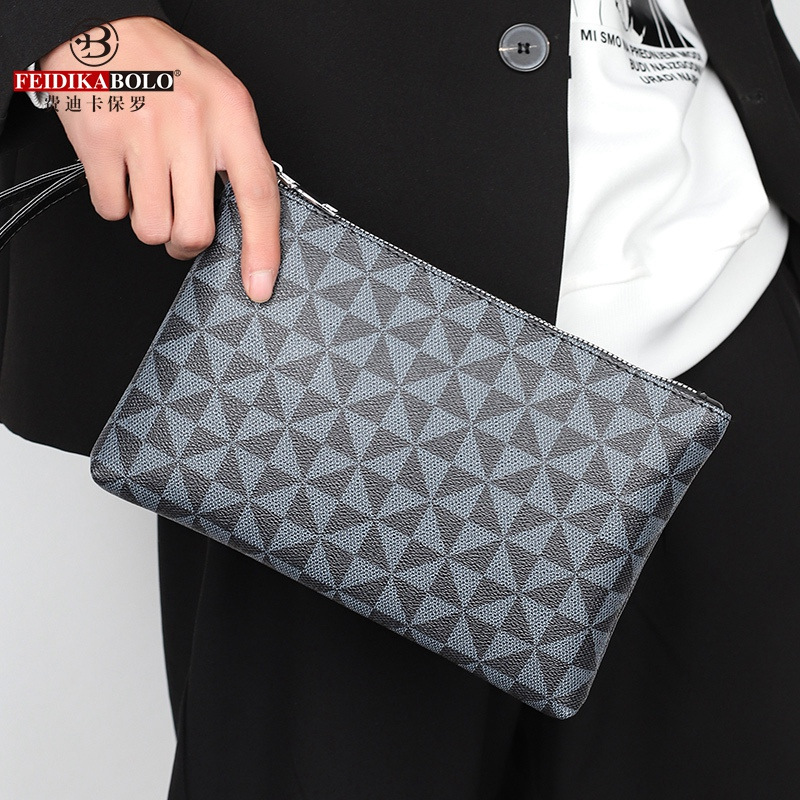 高級デザインソフト PU レザーメンズクラッチバッグ耐久性の - Luxury Bags Office のレビューと価格