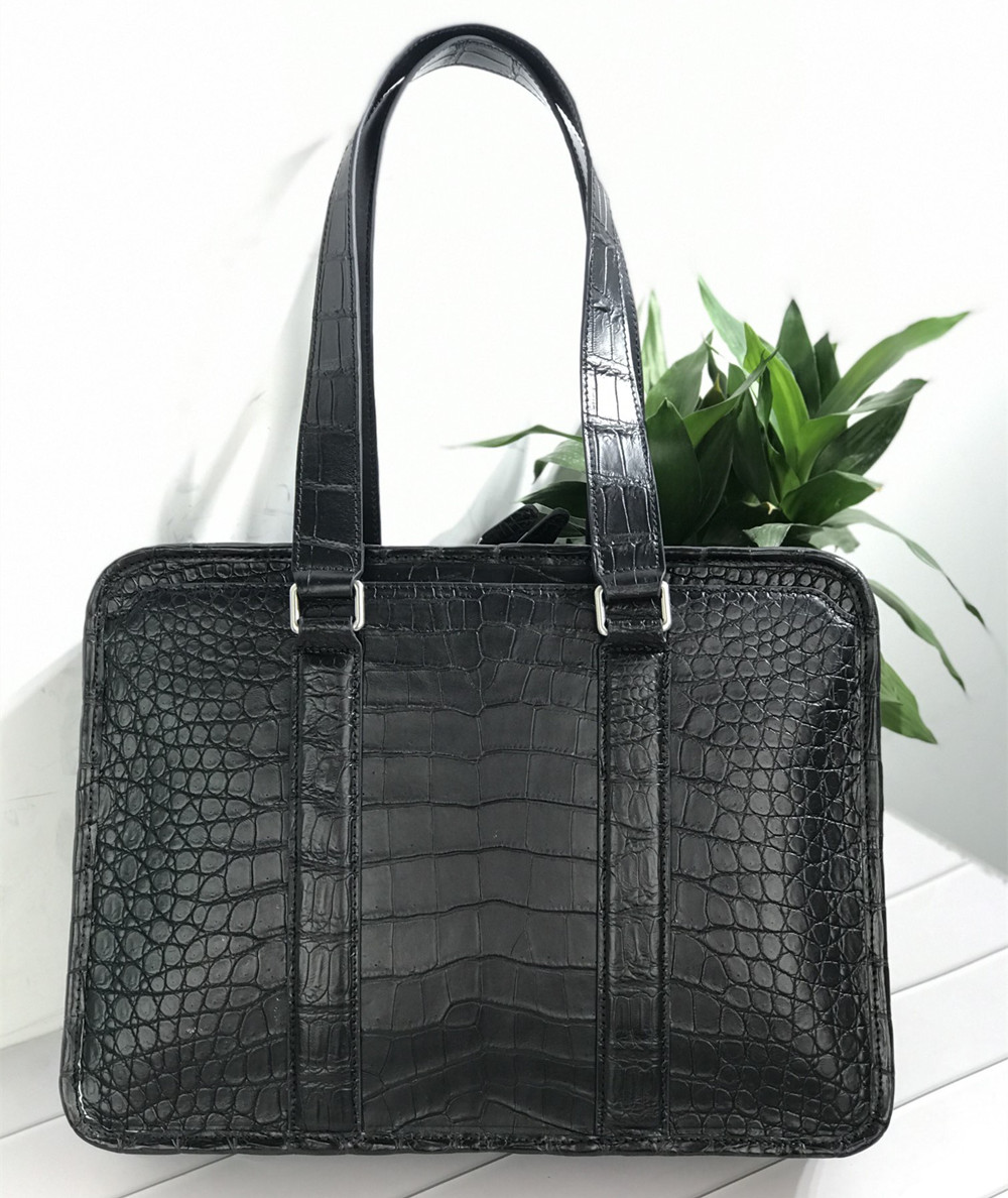 新しいクロコダイルレザーラップトップバッグ本物のクロコダイル - Luxury Bags Laptop のレビューと価格