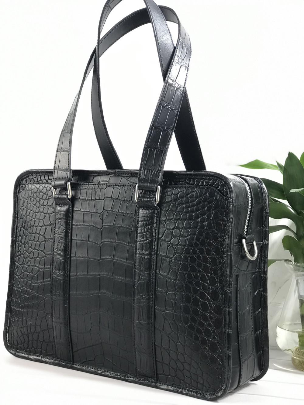 新しいクロコダイルレザーラップトップバッグ本物のクロコダイル - Luxury Bags Laptop のレビューと価格