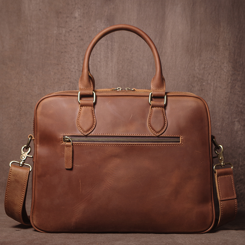 GURO 男性クレイジーホース牛革ブリーフケース高級本革ハン - Luxury Bags Laptop のレビューと価格