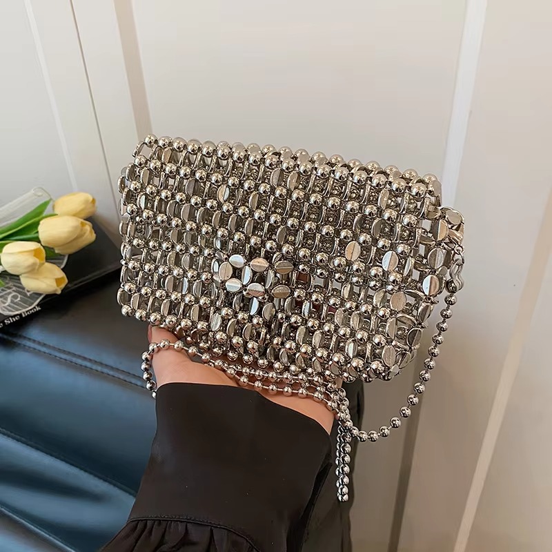 PU 高級感 ソリッドカラー イブニングバッグ 透かし彫り  - Luxury Bags Sales のレビューと価格