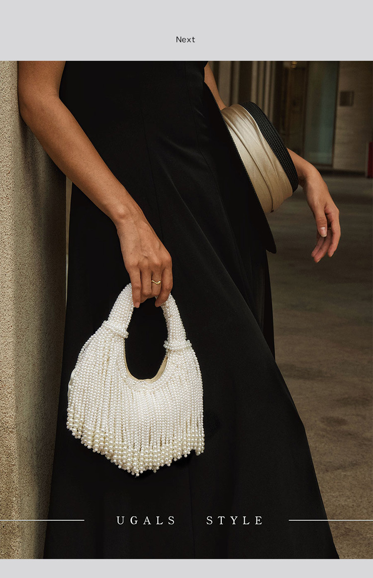 デザインハンドルパールイブニングクラッチバッグ、高級デザイナ - Luxury Bags Supplier のレビューと価格