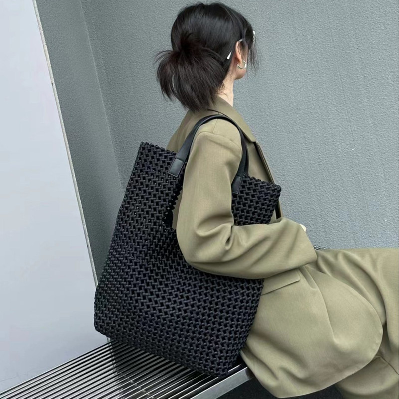 2025年ラグジュアリー中空織り大容量トートバッグブランド女 - Luxury Bags Sales のレビューと価格