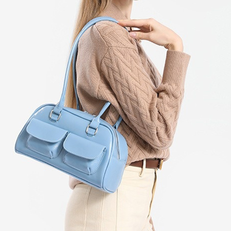 レディースカジュアル多用途ソリッドショルダーバッグ女性韓国複 - Luxury Bags Girls のレビューと価格