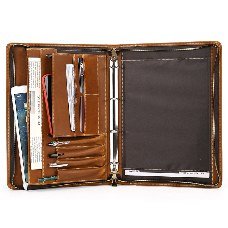 クレイジーホース-メンズレザーiPadケース,12.9インチ - Luxury Bags Laptop のレビューと価格